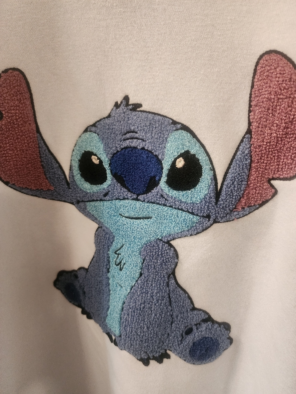Disney Lilo & Stitch Sweatshirt Blue Crewneck Pullover Size L - Picture 2 of 4
